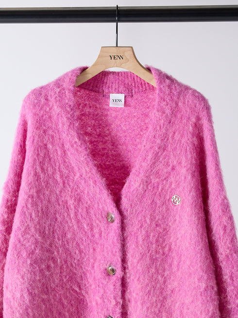 【 予約:11月中旬 】ALPACA MIX CARDIGAN /Y254-91122